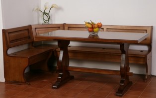Fratino Table with Complete Corner Bench